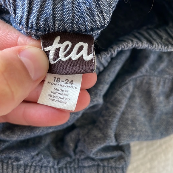 Tea collection 18-24 months chambray bubble shorts - Picture 4 of 4